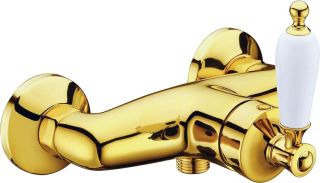 Лейка для душа Bronze de Luxe QUADRO 214, белый/хром